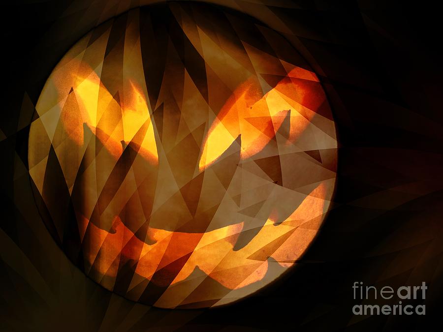 Halloween Moon 2 Digital Art by Elizabeth McTaggart