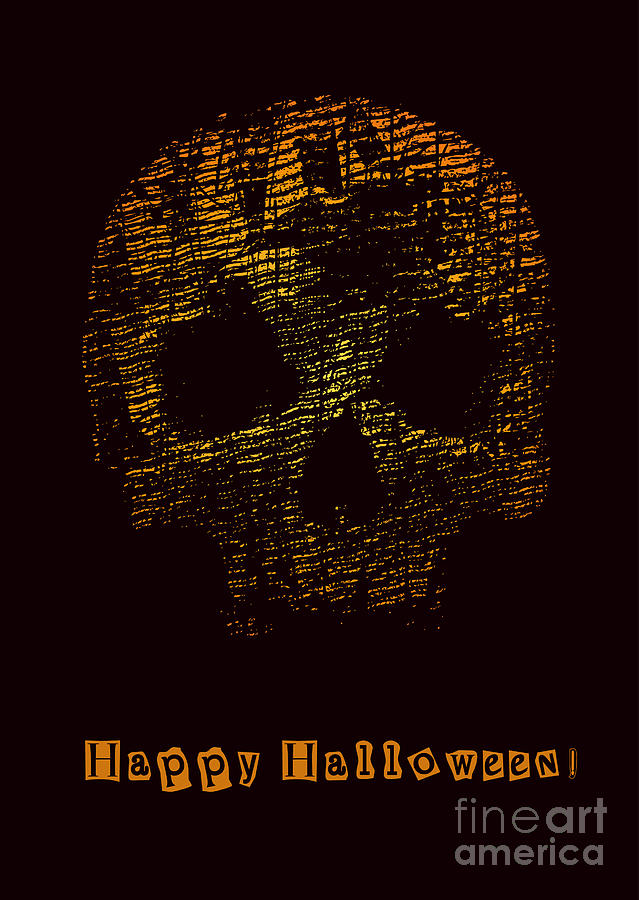 Magic Digital Art - Halloween Poster With Skull Vector by Jumpingsack Magic Digital Art - Halloween Poster With Skull Vector by Jumpingsack