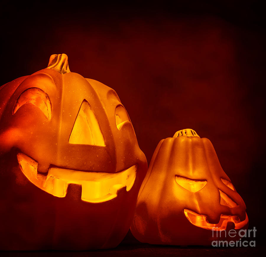 Halloween pumpkin decoration Photograph by Anna Om