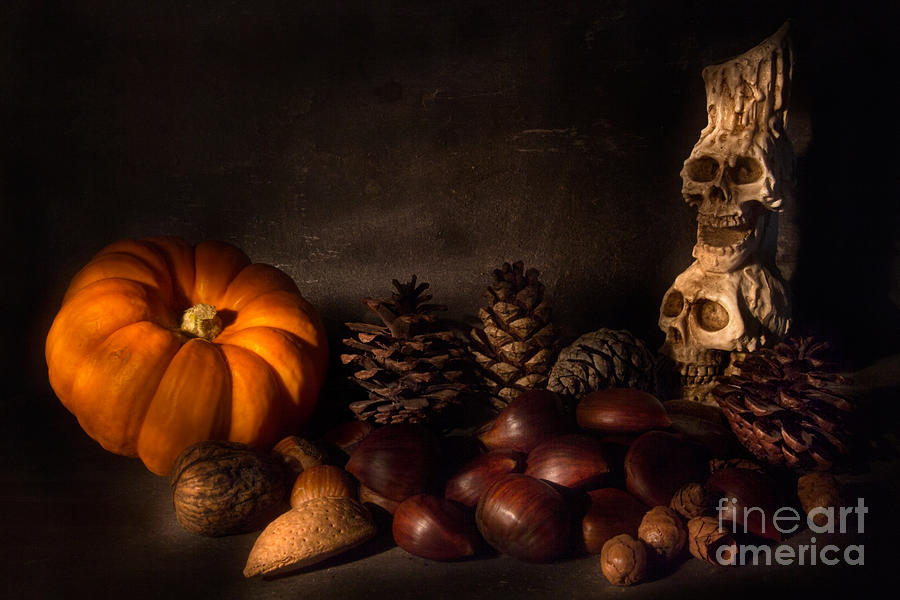 halloween still life