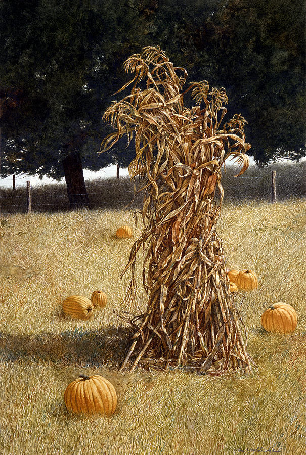 Halloween Painting by Tom Wooldridge