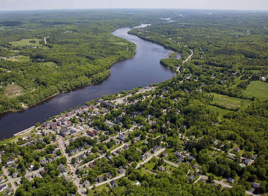 Hallowell, Maine Me Photograph by Dave Cleaveland