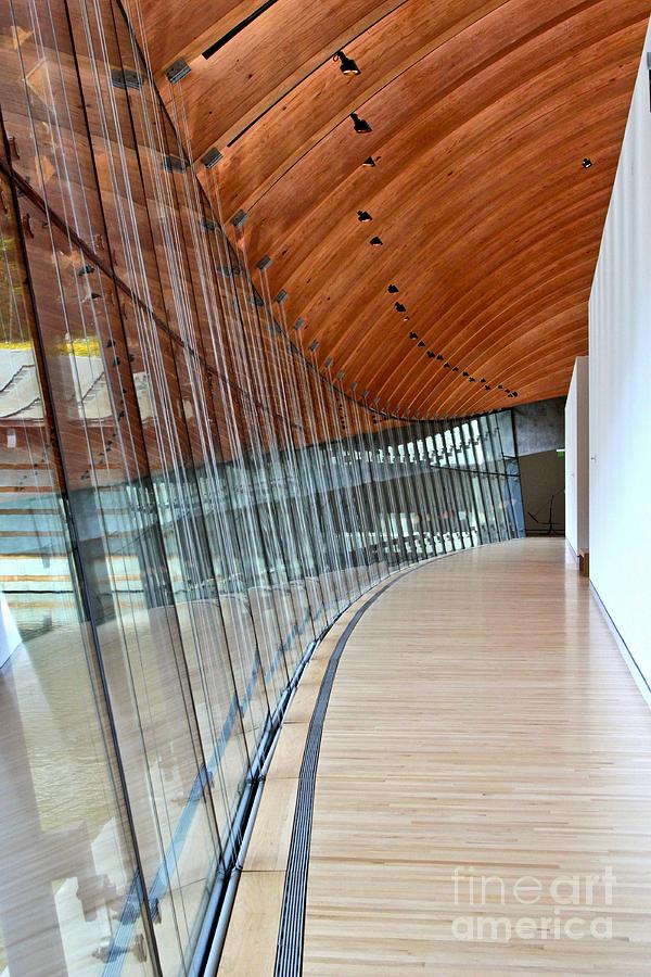 Hallway at Crystal Bridges Museum of American Art Photograph by Pattie Calfy