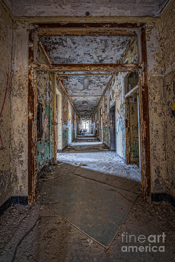 Grunge Photograph - Hallway Grunge by Michael Ver Sprill