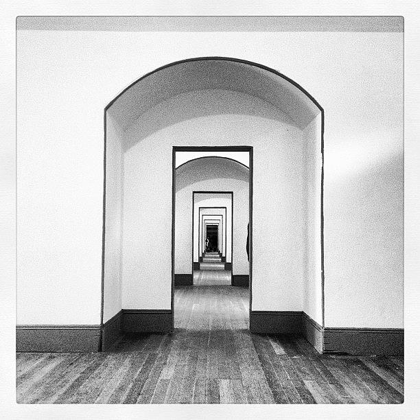 Presidio Photograph - Hallway In The Officers Quarters At by Cara Rizzo