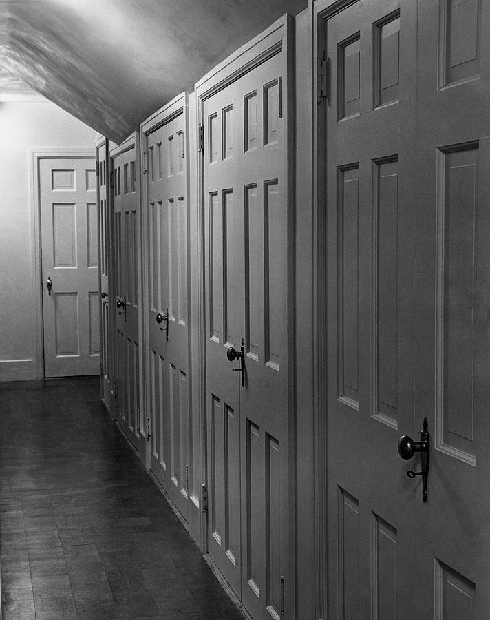 Hallway With Closet Doors Photograph by Scott Hyde