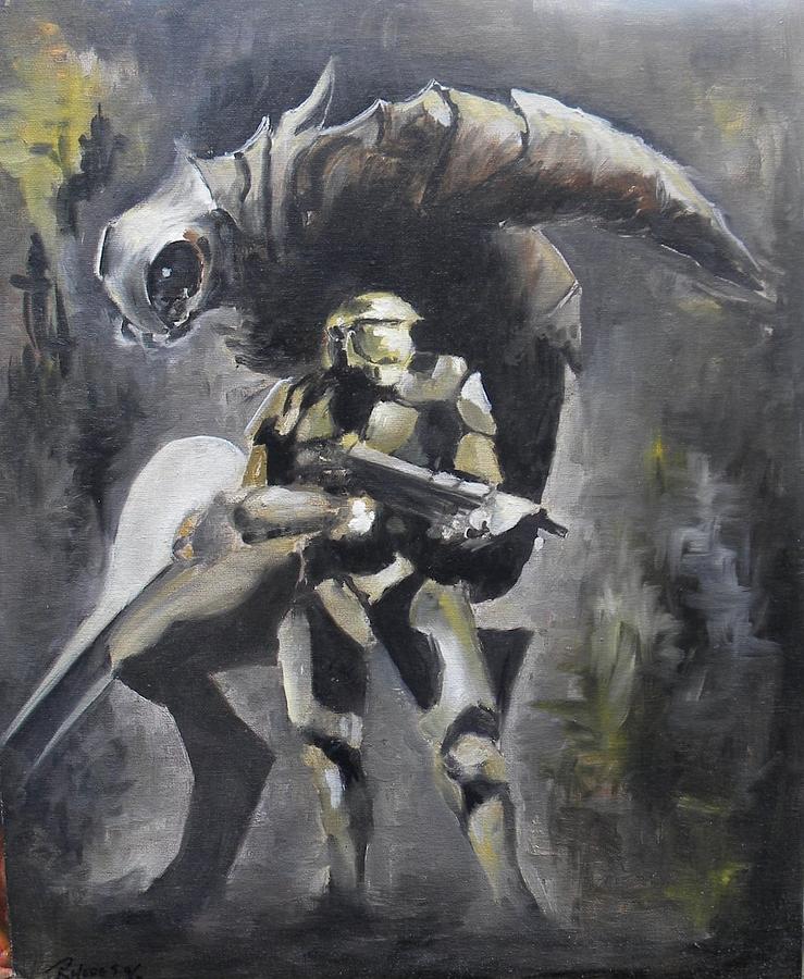 Halo Painting by Casey Rhodes - Fine Art America