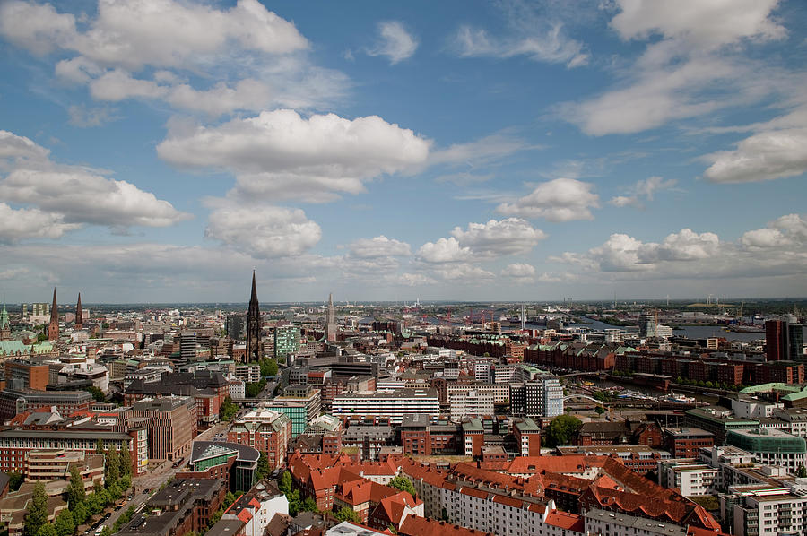 Hamburg Cityscape Photograph by Thomas Winz