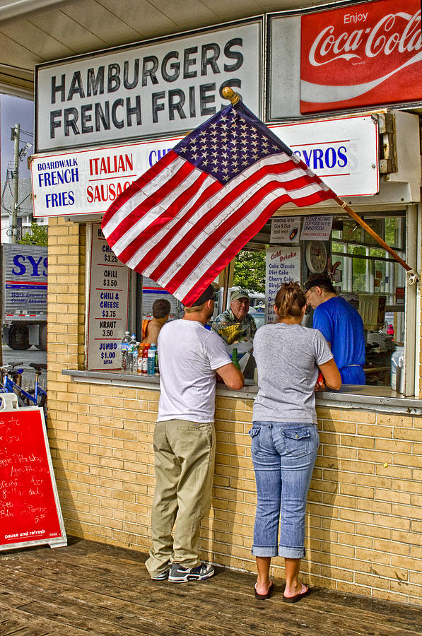 Hamburgers French Fries Photograph by Steve Ladner