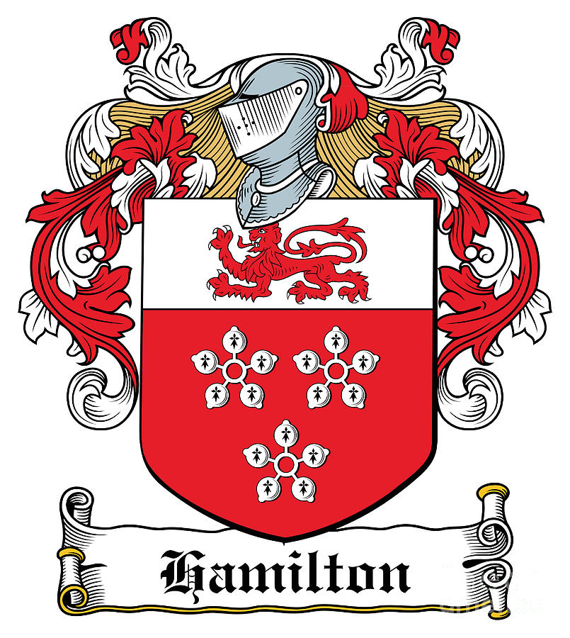 Hamilton Coat of Arms Irish Digital Art by Heraldry - Fine Art America