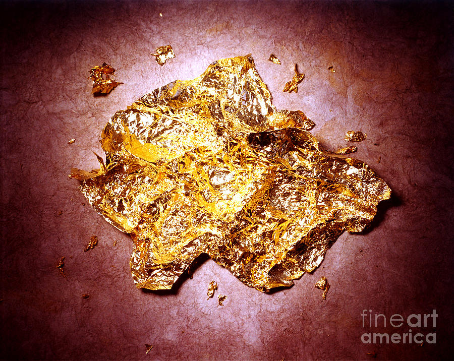 Hammered Gold Au Photograph by Erich Schrempp