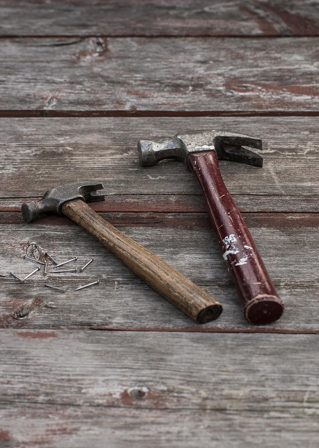 Hammers and Nails Vertical Photograph by Photographic Arts And Design Studio