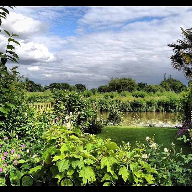 London Photograph - English River Garden By The Thames by Geoff Pestell