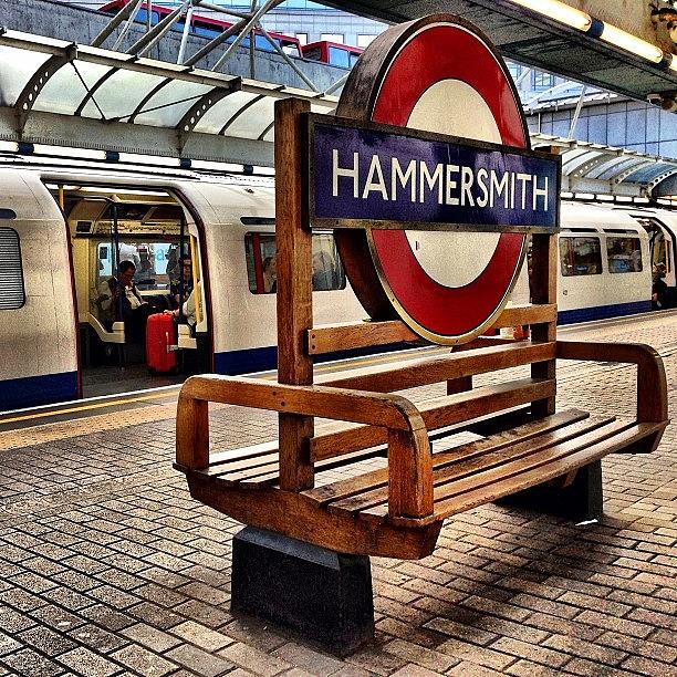 London Photograph - Hammersmith Station 
#hammersmith by Adam Davies