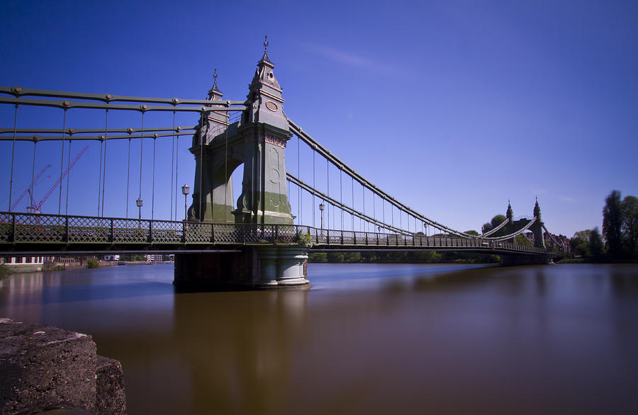 Hammersmith Thames Bridge Photograph by David French