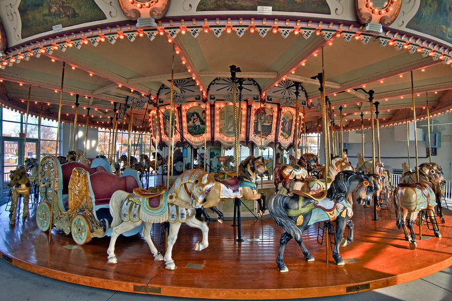 Hampton Carousel 2 Photograph by Jerry Gammon