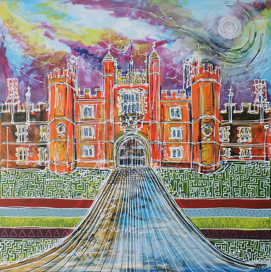 Hampton Court Painting by Laura Hol Art