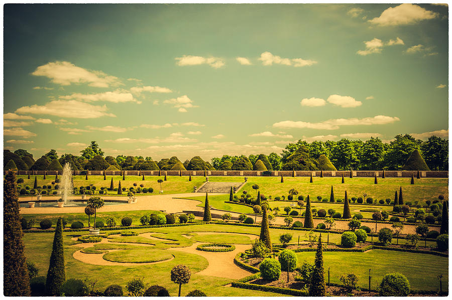 Hampton Court Palace Gardens - The Knot Garden Photograph by Lenny Carter