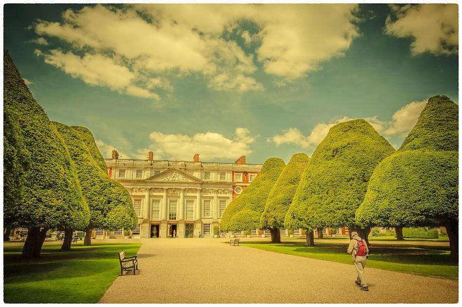 Hampton Court Palace Gardens Visitors Photograph by Lenny Carter