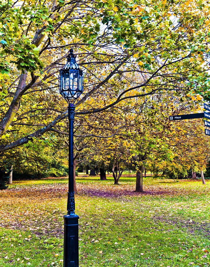 Hampton Palace In Autumn Photograph