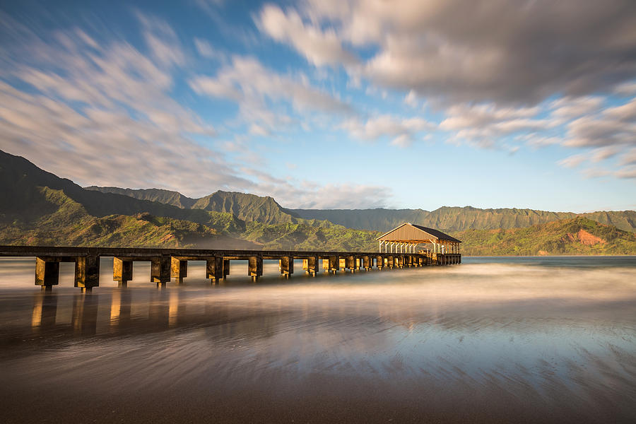 Hanalei Bay Pier Kauai Photograph by Pierre Leclerc Photography