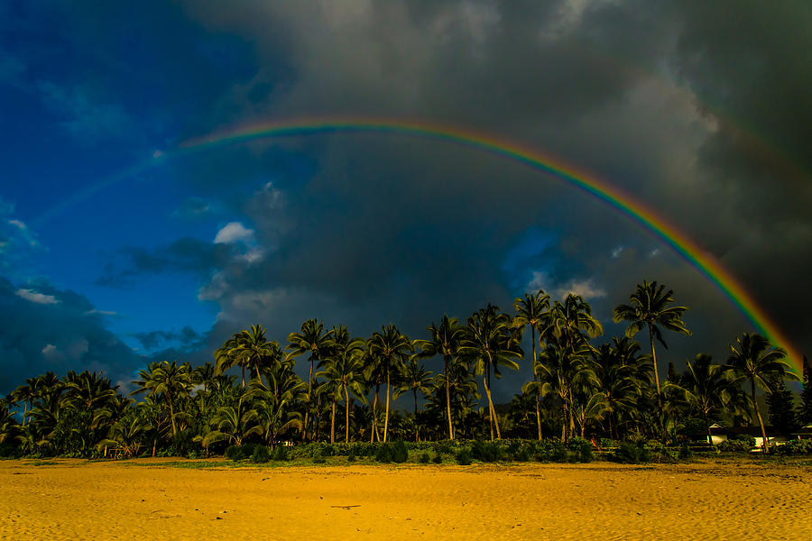 Hanalei Rainbow Photograph by Ian Stotesbury | Fine Art America