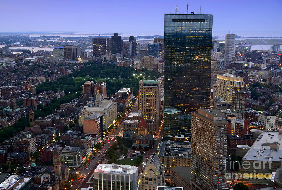 Boston Photograph - Hancock Tower by Aaron Whittemore