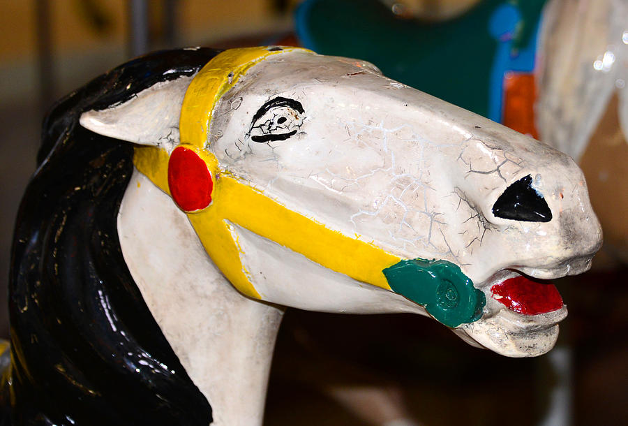 Hand crafted carousel horse Photograph by David Lee Thompson