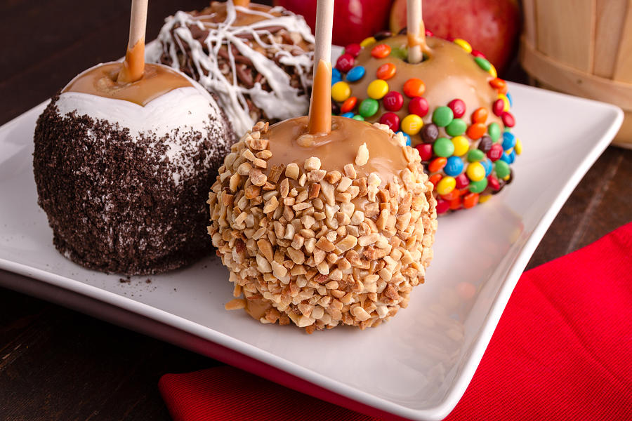 Hand Dipped Caramel Apples Photograph by Teri Virbickis