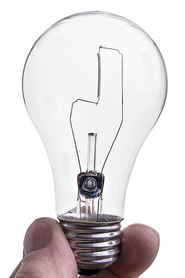 Common objects. Electric holding Light Bulb.
