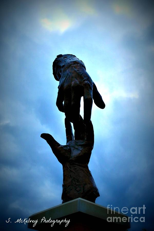 Inspirational Photograph - Hand of God by Suzanne McKelvey