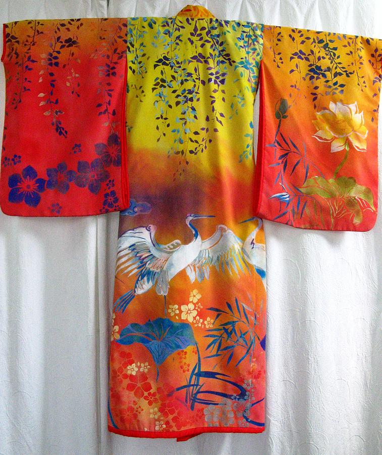Hand-painred Kimono Photograph by Alfred Ng