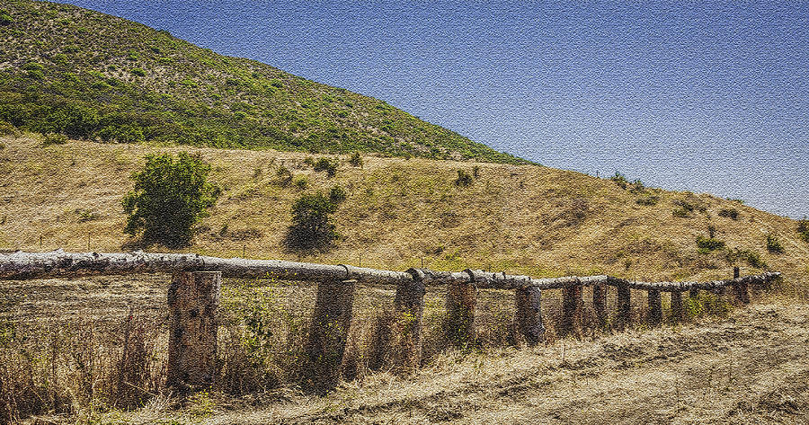 Handcut Fence Photograph by Karen Stephenson