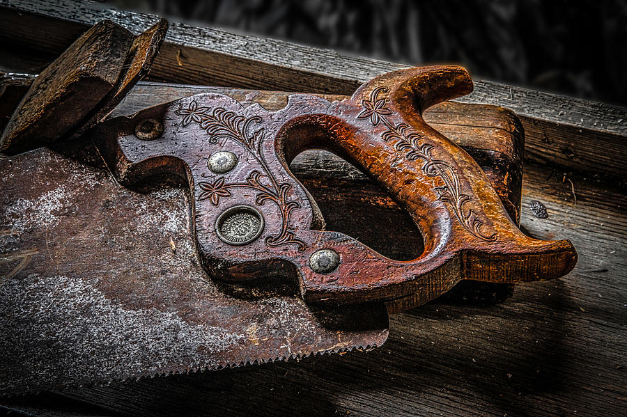 Handle On The Saw  Photograph by Ray Congrove