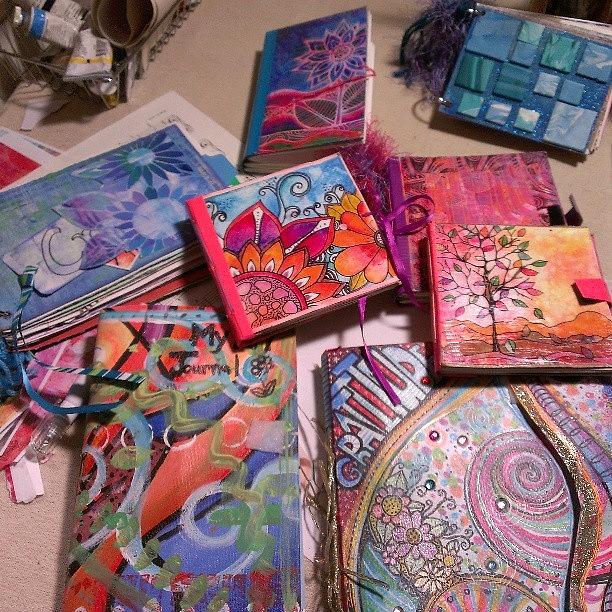 Handmade Photograph - Handmade Journal Stash...#artjournal by Robin Mead Handmade Photograph - Handmade Journal Stash...#artjournal by Robin Mead