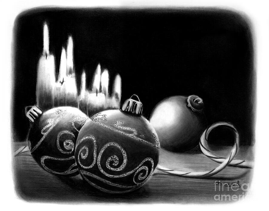 Christmas Drawing - Handmade Ornaments     by Peter Piatt