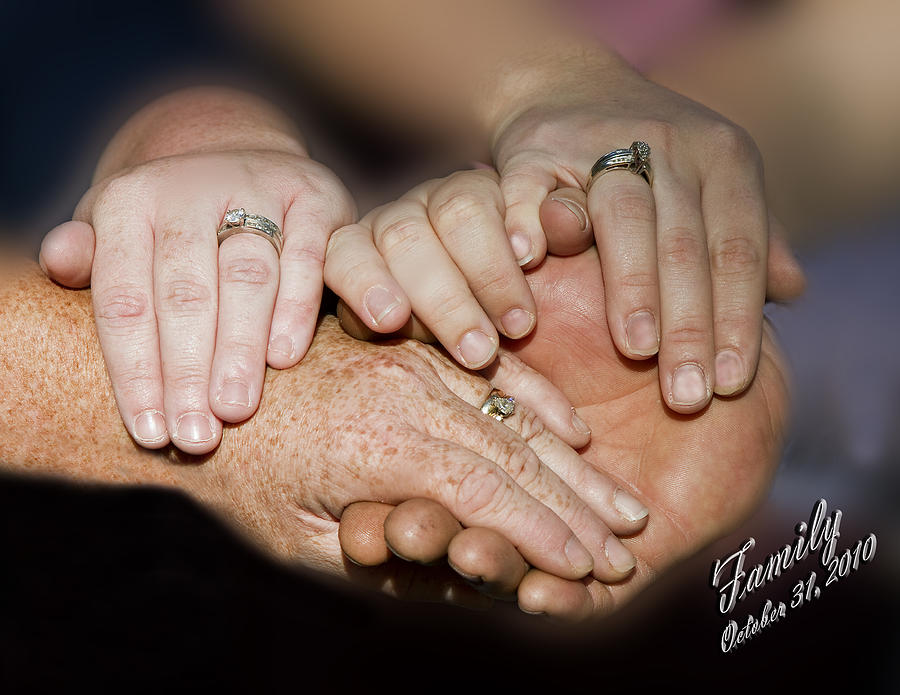 Hands Photograph by David Lester
