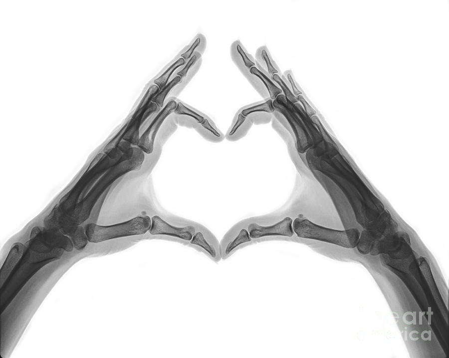 Hands Forming A Heart Shape Photograph by Guy Viner