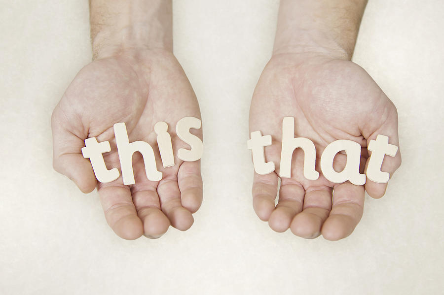 Hands Holding Wooden Letters Spelling Words Photograph by John Rensten