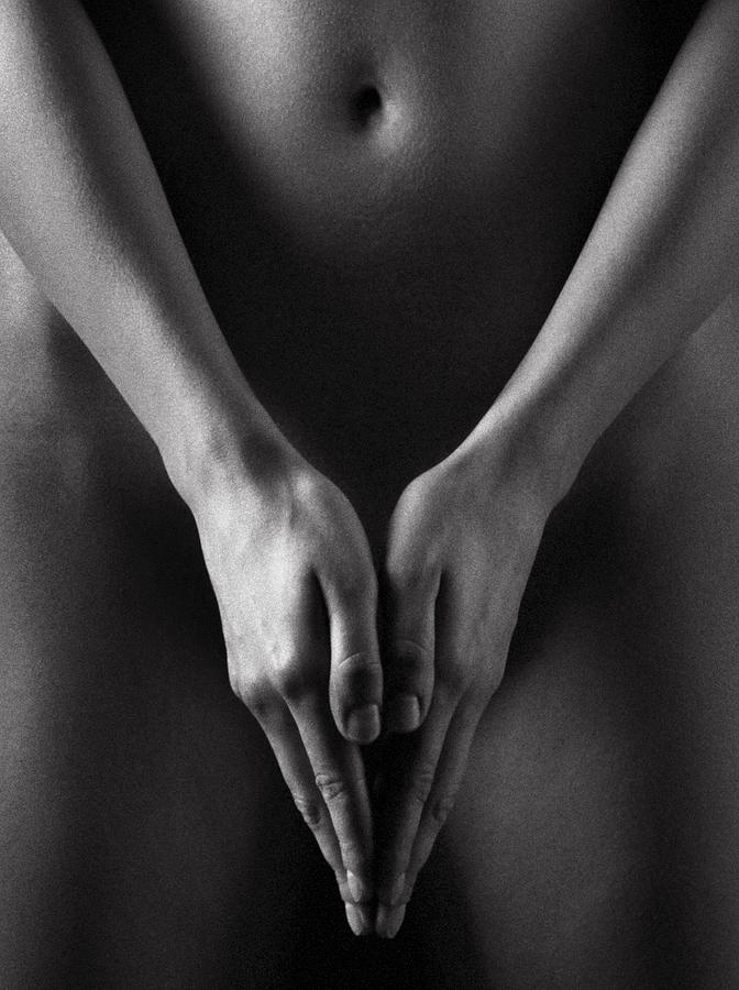 Nude Photograph - Hands by Jiri Miklo