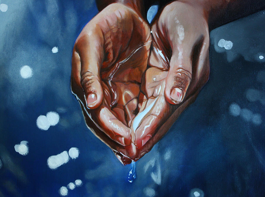 Hands No 2 Painting By Kimberly VanDenBerg   Hands No 2 Kimberly Burnett 