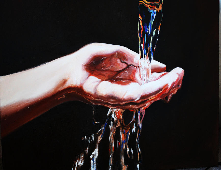 Hands No. 8 Painting by Kimberly VanDenBerg