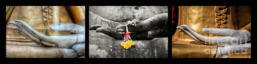 Buddha Photograph - Hands of Buddha by Adrian Evans