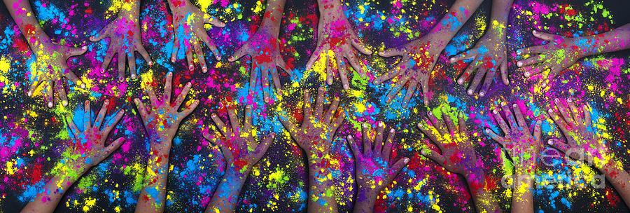 Hands of Colour Photograph by Tim Gainey