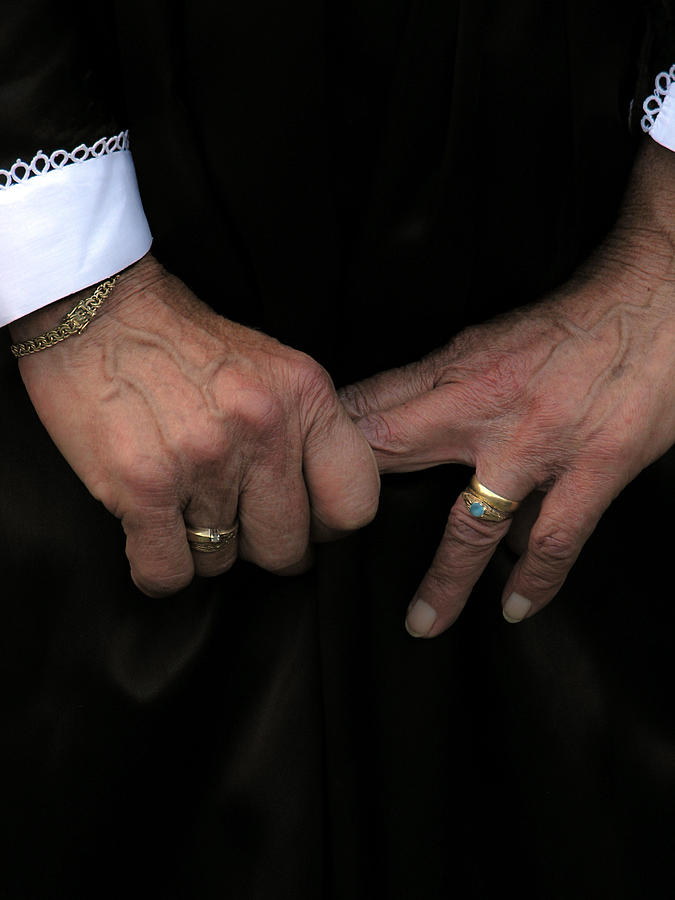 Ring Photograph - Hands of Experience by David Kay