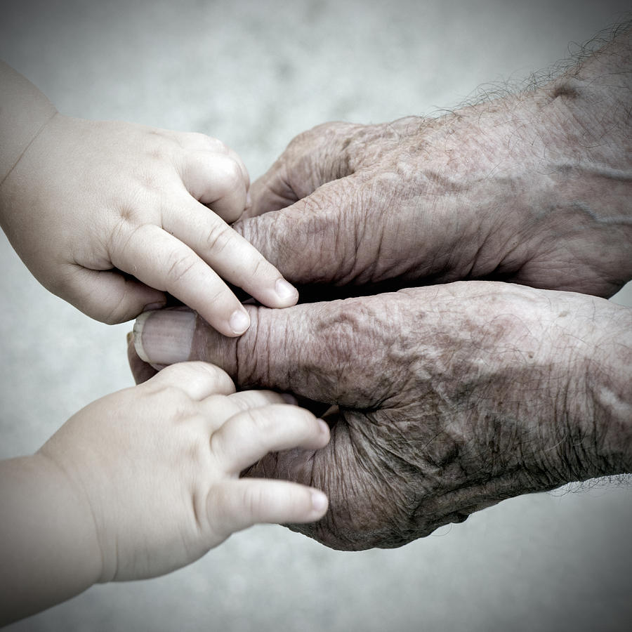 Age Photograph - Hands of Time by Jayne Gohr