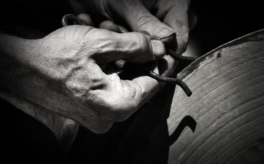 Hands to the Grinding Wheel Photograph by Nadalyn Larsen