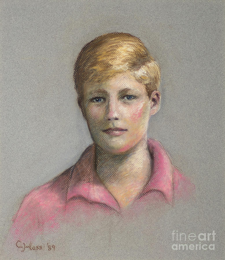 Handsome Boy Painting by Catherine Hess - Fine Art America