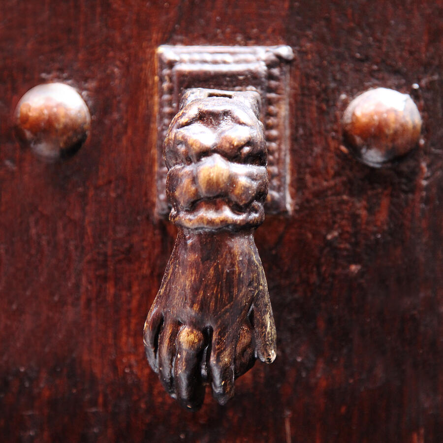 Handy Door Knocker Photograph by David Davies