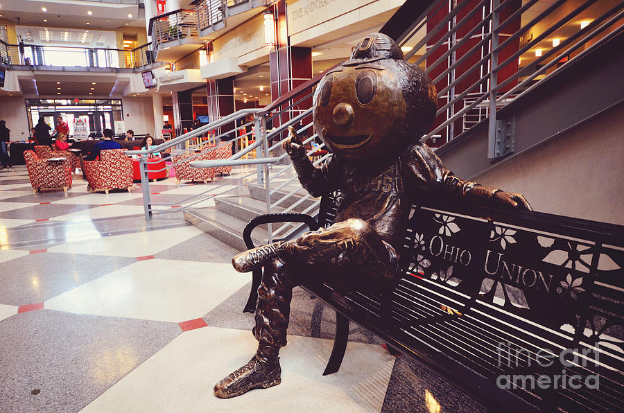 Hang out with Brutus Buckeye Photograph by Rachel Barrett